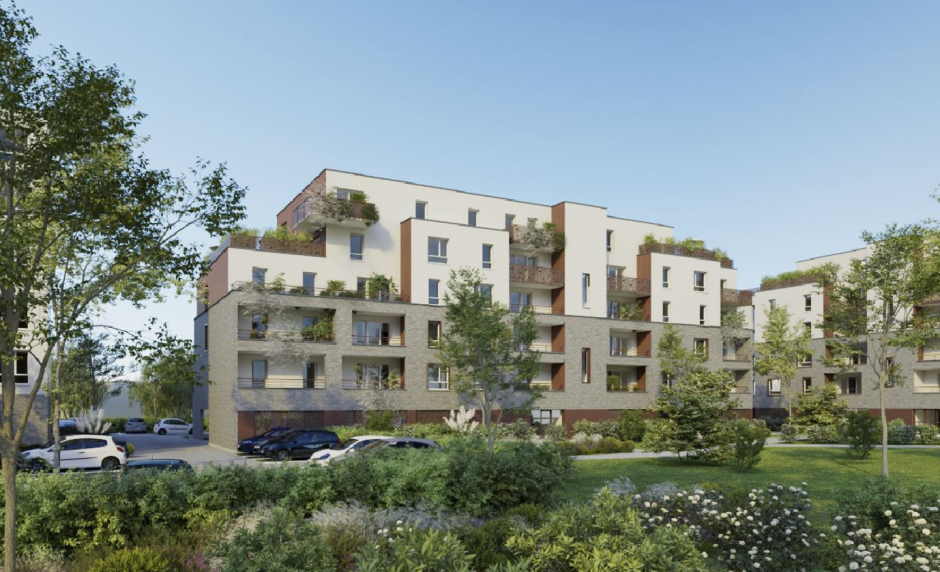 Programme immobilier au fil de l'eau -  bâtiment c&d - Image 2